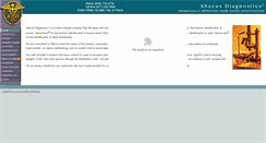 Desktop Screenshot of abacusdiagnostics.com